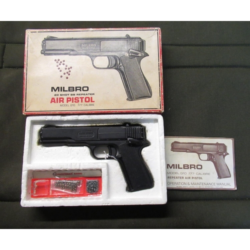 145 - Milbro G10 .177 Slide action air pistol (1969-74)