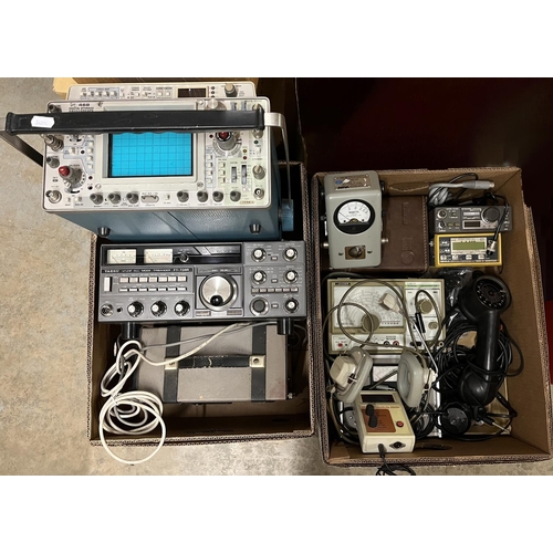 494 - Bird Thruline Wattmeter in case, Yaesu FT-726R Tribander, Leader Signal Generator, other electrical ... 