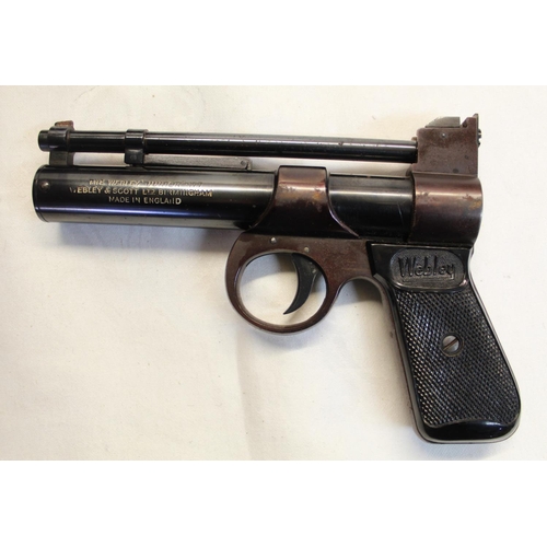 161 - Webley Junior .177 air pistol, in original box