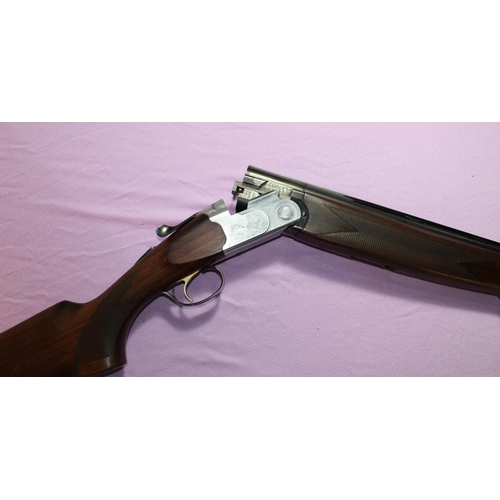 345 - Beretta MOD. S687 single trigger over and under ejector shotgun with 28