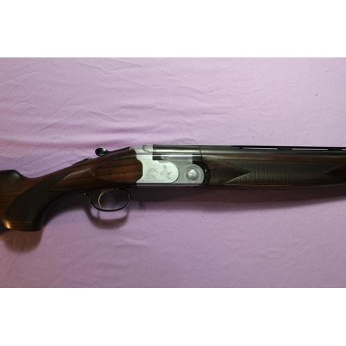 345 - Beretta MOD. S687 single trigger over and under ejector shotgun with 28