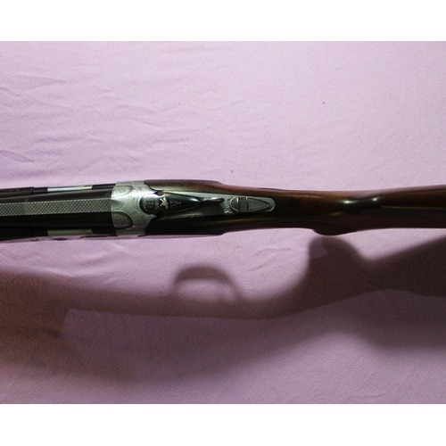 345 - Beretta MOD. S687 single trigger over and under ejector shotgun with 28