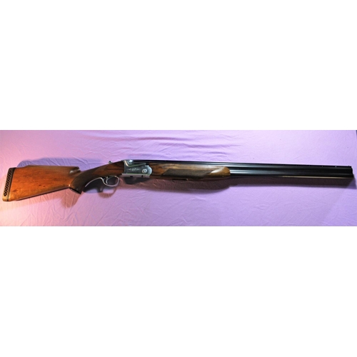 347 - SKB model 500 12B over and under selective single trigger ejector shotgun, with 30