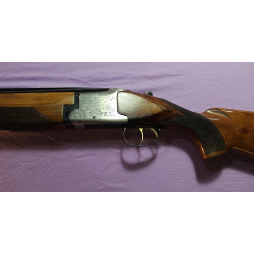 348 - Winchester 12B over and under ejector shotgun, 28