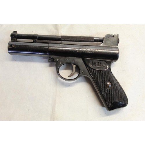 182 - Webley MK1 over lever air pistol 0.8lb/ft