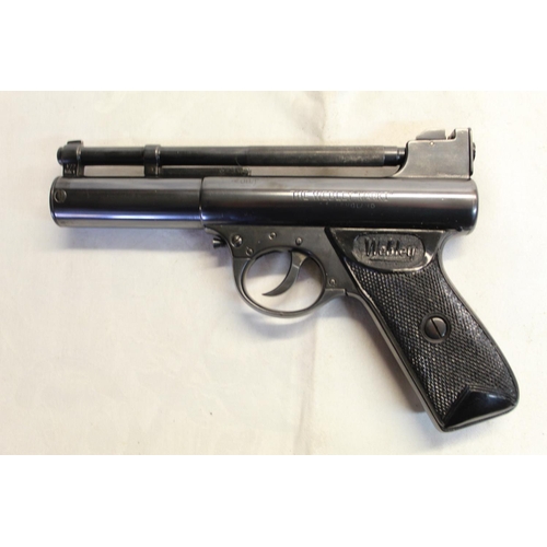 183 - Webley Mark 1 .22 over lever air pistol SN:1940 2.2lb/ft (sensitive trigger)