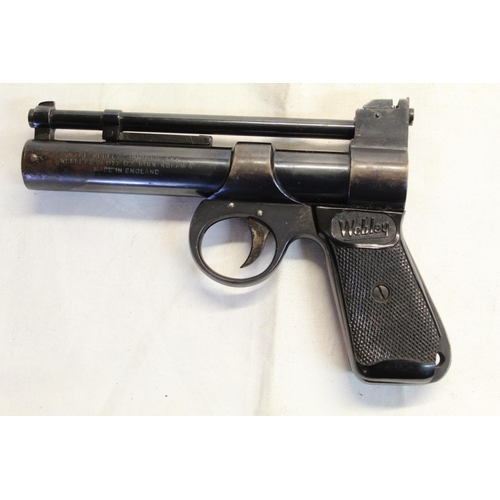 189 - Webley Junior .177 over lever air pistol SN:2423 1.9lb/ft