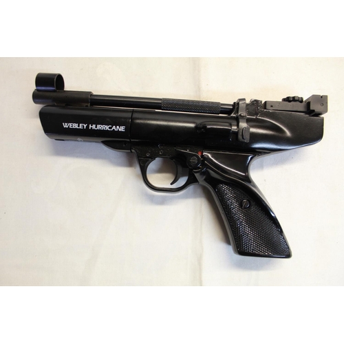 286 - Webley Hurricane version 2 .177 over lever air pistol 1990-2005 3.0lb/ft