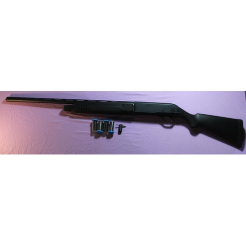 363 - Hatsan Escort magnum 12B semi auto shotgun with black synthetic stock, 27