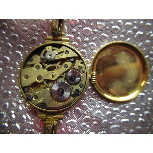 81 - Bentima Gents watch and an early C20th gold plated watch (2)