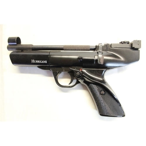 287 - Webley Hurricane MK1 .22 over lever air pistol (1980) 2.5lb/ft