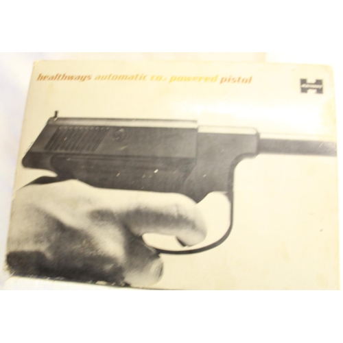 452 - Rare boxed Healthways Plainsman co2 .177 bb air pistol with steele BB SN:0809307