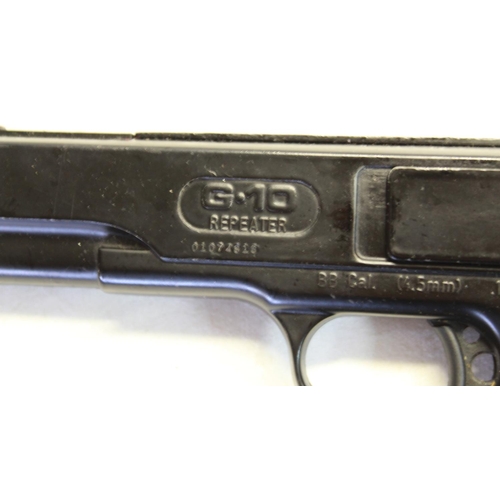 457 - SMK G10 REP .177bb air pistol SN:01074818 1.0lb/ft