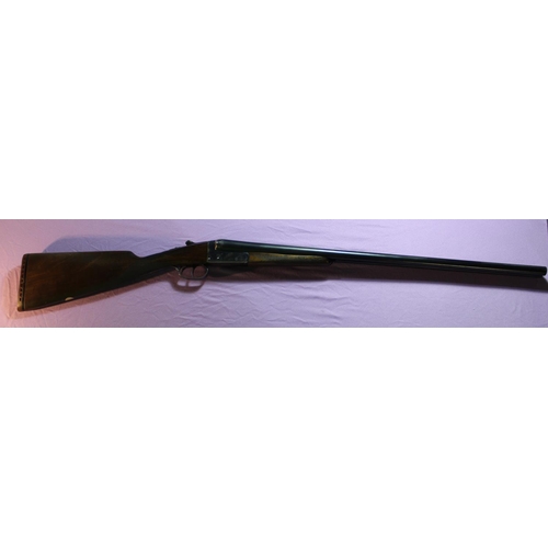 415 - Aya Yeoman 12B side by side ejector shotgun with colour hardened action, 28