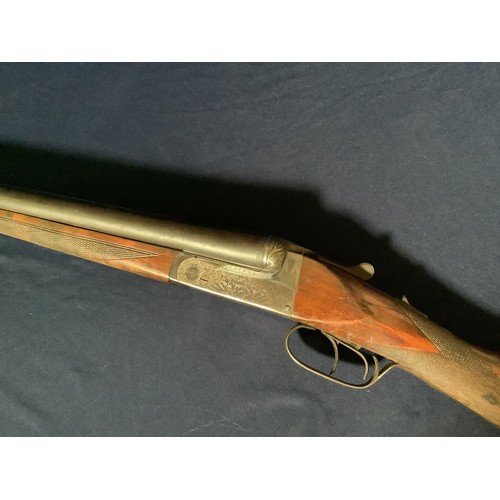 419 - Essex 12 bore side by side shotgun, serial no. YZ62247 (shotgun certificate required)