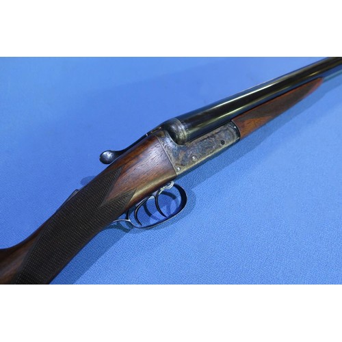 420 - Churchill 12 bore side by side ejector shotgun with colour hardened action, 25 inch barrels, choke 1... 