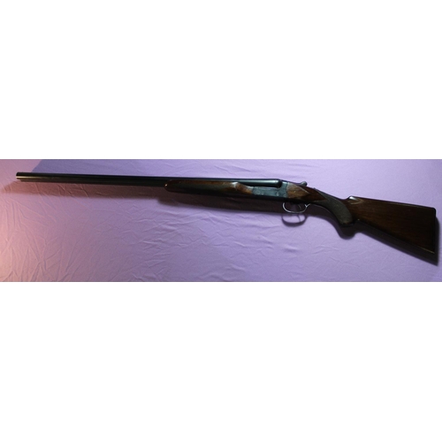 421 - Aya 12B side by side single selective trigger ejector shotgun, 28