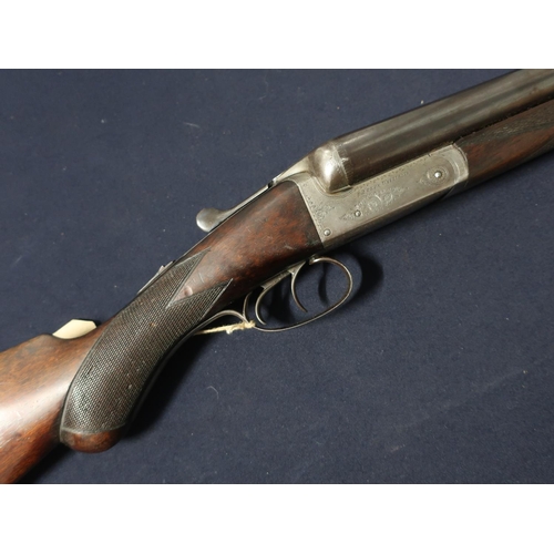 423 - Fred Williams 12 bore bar in action shotgun with 30