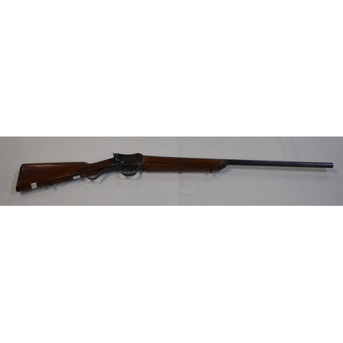 403 - WW Greener GP Martini action 12 gauge single barrel shot gun. Serial No 37337. Barrel length 29'. Ov... 