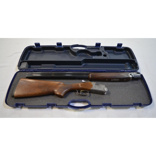 431 - Cased Beretta 686 Silver Pigeon 12 gauge over/under double barrel shot gun. Single trigger with ejec... 