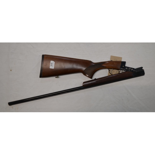 444C - A Morgan 410 single barrel shotgun, non ejector, serial no S4006. Shotgun license required.