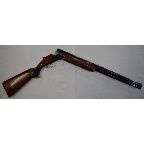 334 - A Browning Citori 12 gauge O/U double barreled shot gun. Serial No 40774. Barrell length 28'. Overal... 