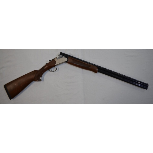 335 - A Tornado 20 gauge O/U double barrelled shot gun. Serial No B3761. Barrel length 28'. Overall 45.5'.... 