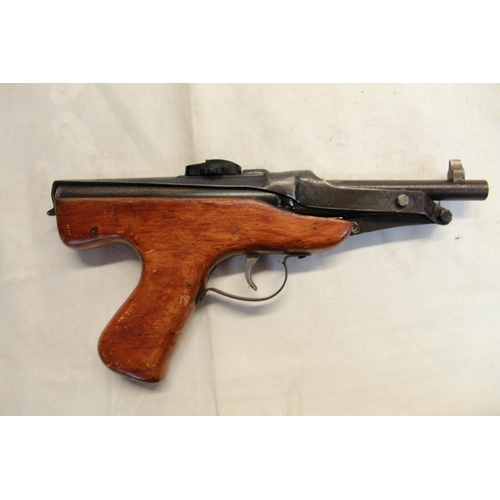 470 - Webley MKIV over leaver break barrel .177 air pistol SN:70 1.3lb/ft