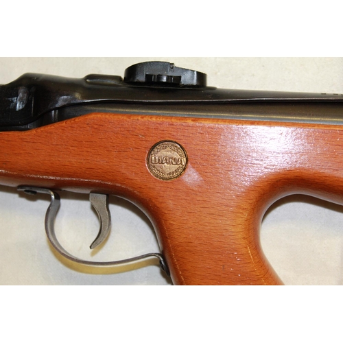 475 - boxed Diana MKIV over lever .177 air pistol with metal Diana logo 0.8LB/FT