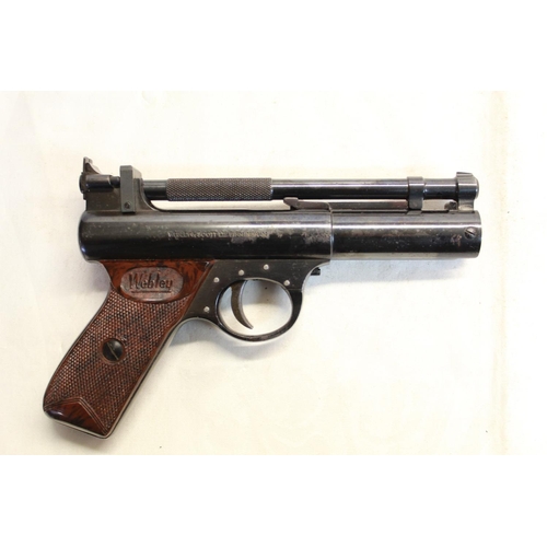 477 - Webley premier over lever .22 air pistol SN:1545 3.1LB/FT in good condition