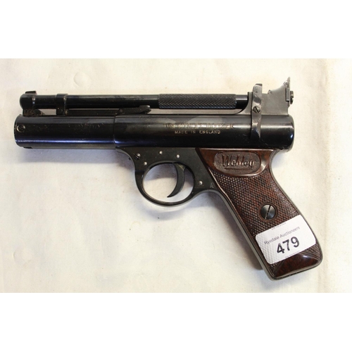 479 - Webley Premier over lever .177 air pistol SN:232 in good condition