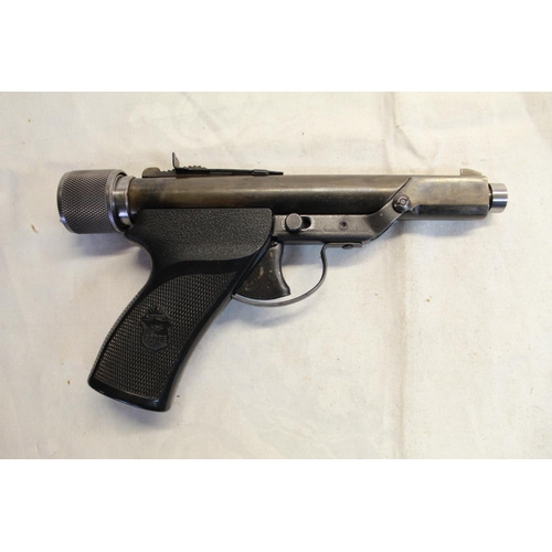 488 - HY score 804 sportster under lever action air pistol 4lb/ft, with floral pattern on lever