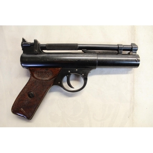 478 - Webley Premier over lever .177 air pistol SN:1618 3.1lb/ft in good condition