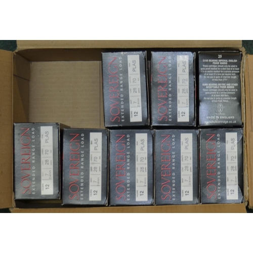 515 - 250 Hull Cartridge Special Pigeon 12 gauge shotgun cartridges, in original boxes.