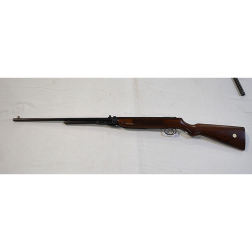 502 - A Webley Mark 3 under lever top loading .22 air rifle.  SN. 2787