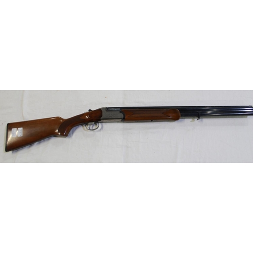 333A - A Marocchi 12 gauge over/under double barrel shot gun, single trigger with ejector. Serial No 121408... 