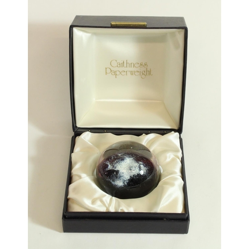 613 - Caithness glass paperweight 'Moon' from the Planets set designed by Colin Terris and Peter Holmes, l... 