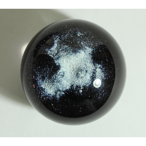 613 - Caithness glass paperweight 'Moon' from the Planets set designed by Colin Terris and Peter Holmes, l... 