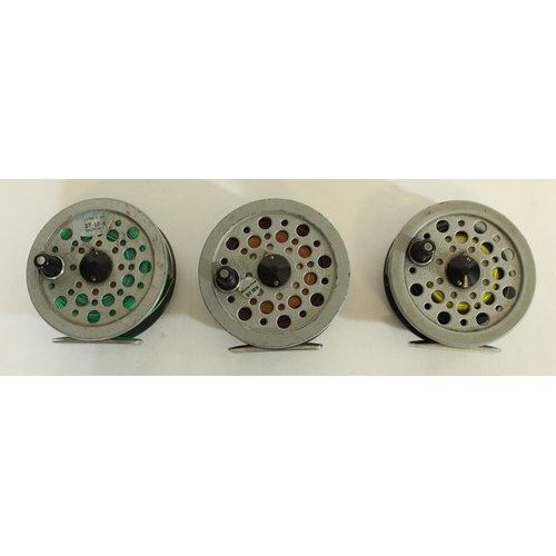 631 - Three Shakespeare Beaulite Salmon Fly Reels