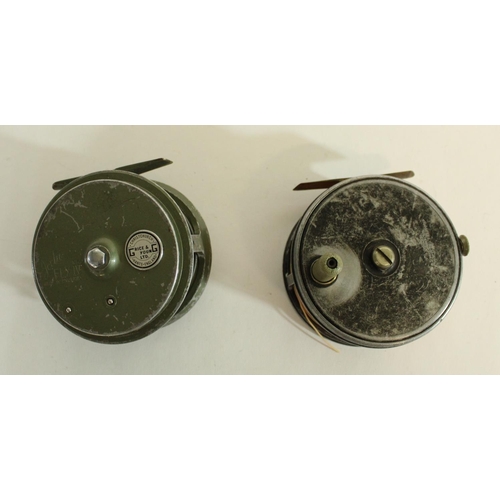 635 - Grice and Young Jecta Fly Mk IV fly reel and a Cogswell & Harrison Ltd Reel