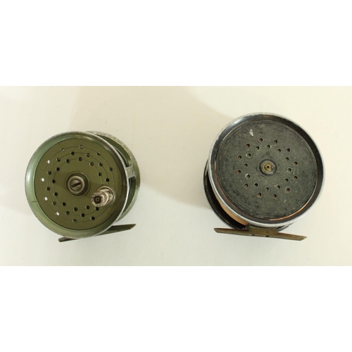 635 - Grice and Young Jecta Fly Mk IV fly reel and a Cogswell & Harrison Ltd Reel