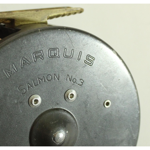 643 - Hardy Bros. Marquis no. 3 salmon reel with extra spool