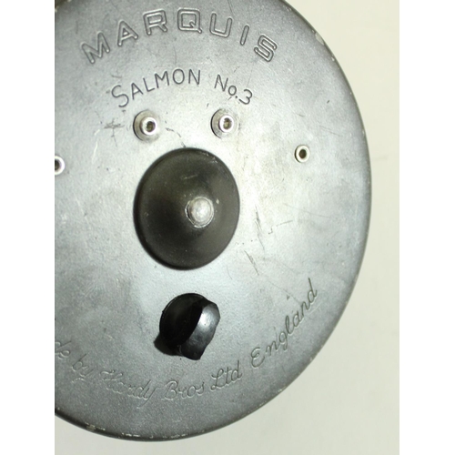 643 - Hardy Bros. Marquis no. 3 salmon reel with extra spool