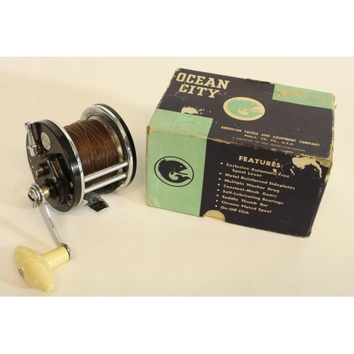 644 - Ocean City 112 saltwater reel with original box