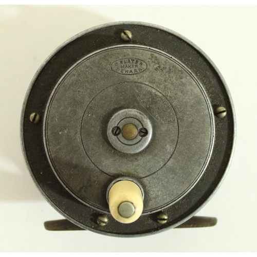 654 - D. Slater of Newark alloy fly reel