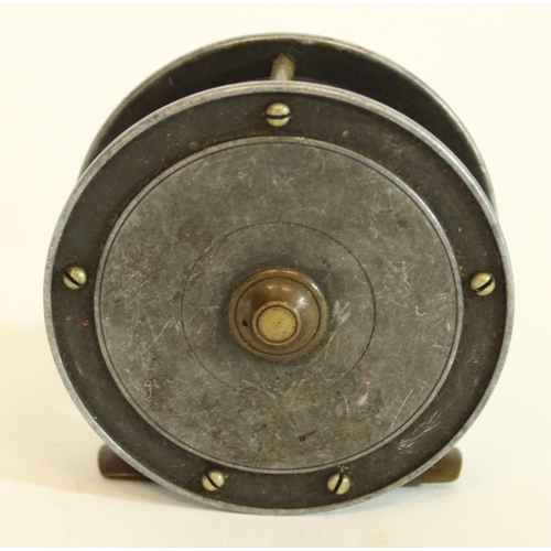 654 - D. Slater of Newark alloy fly reel