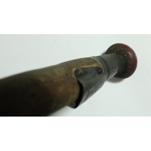 670 - Late C19th Hardy Bros. of Alnwick two section cane fly rod with cork handle and spare top section.  ... 