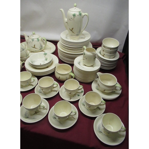 706 - Royal Doulton the Coppice comprehensive dinner and tea service 15 covers, comprising 2 oval meat pla... 