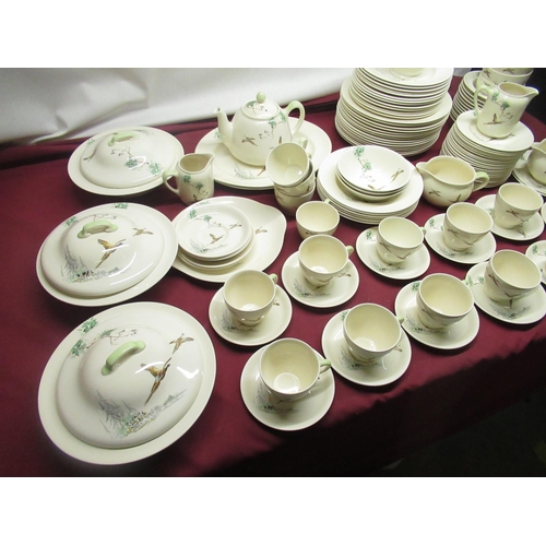 706 - Royal Doulton the Coppice comprehensive dinner and tea service 15 covers, comprising 2 oval meat pla... 