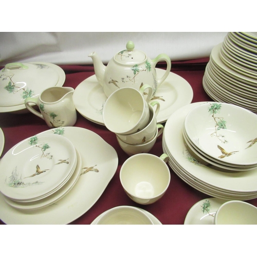 706 - Royal Doulton the Coppice comprehensive dinner and tea service 15 covers, comprising 2 oval meat pla... 